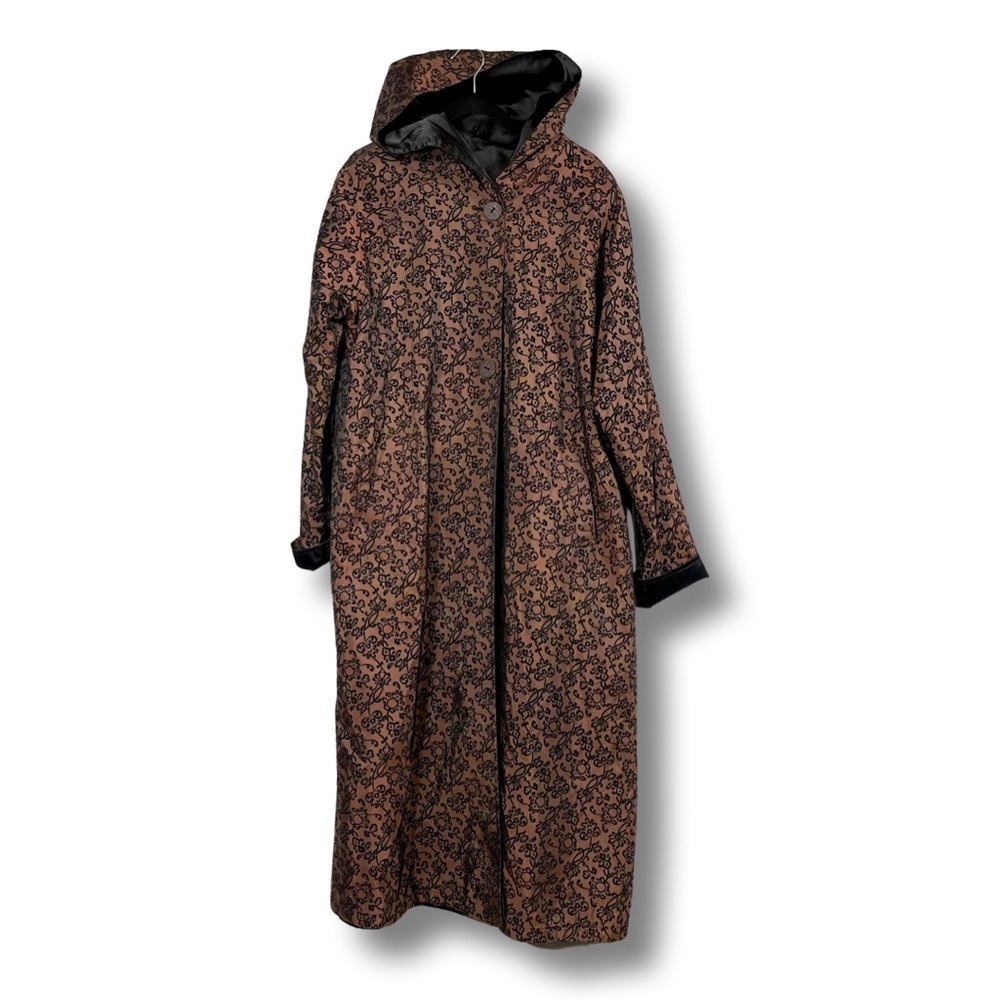 Via Ripatti‎ Designs Cape Coat Oversized Hooded Reversible - One Size Plus Size